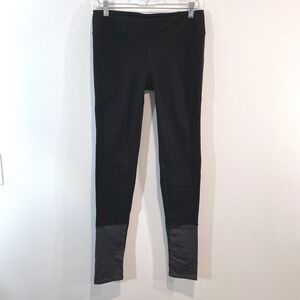 ATHLETA 'PLIE TIGHT' 929784 Pants‎ Leggings Black Charcoal Size Large Dance Gym